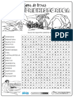 01 Sopa de Letras Prehistórica