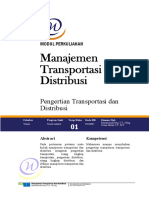 Modul MTD - 1 - Pengertian Transportasi Dan Distribusi