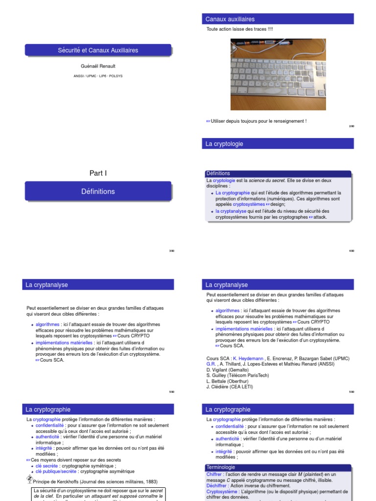 Introduction à la Cryptologie | PDF | Public-key cryptography | Cryptanalyse