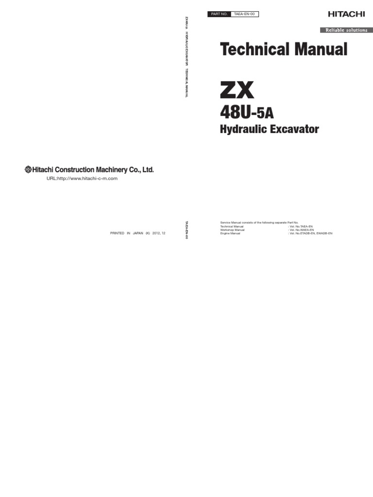 Technical Manual ZX 48 U | PDF | Transport | Nature