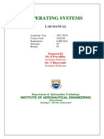 Operating Systems: Lab Manual
