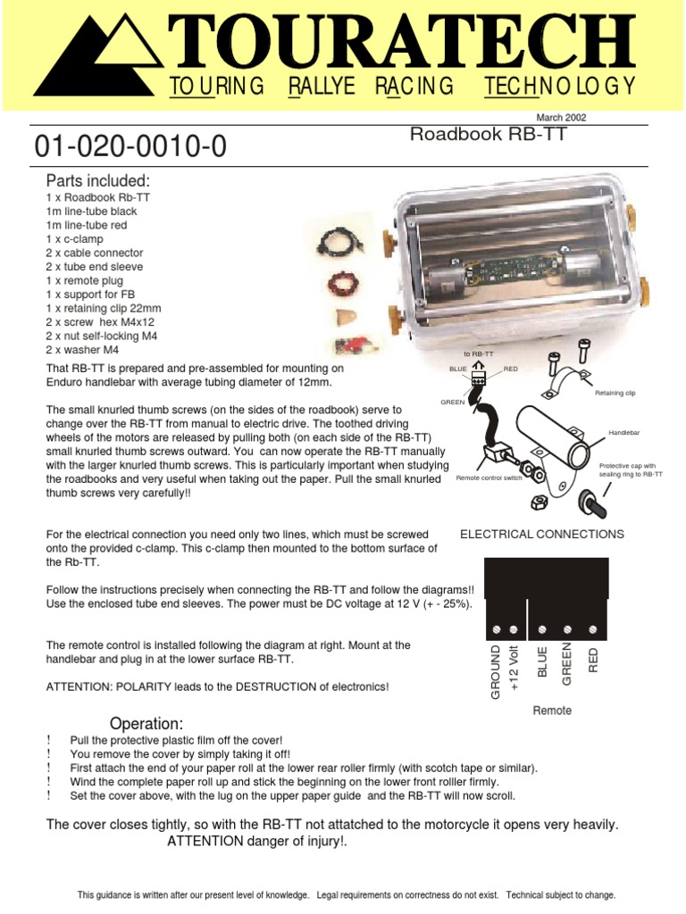 Roadbook Holder 2 PDF Electrical Connector Electrical Equipment