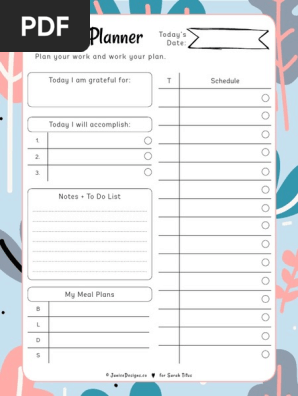 Planner Printables for Sarah Titus Janice Designs 06