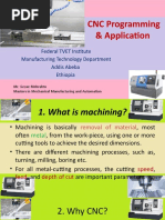 CNC Programming & Application: Federal TVET Institute Manufacturing Technology Department Addis Abeba Ethiopia