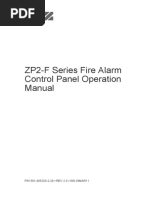 ZP2-F Series Fire Alarm Control Panel Operation Manual: P/N 501-405203-2-20 - REV 2.0 - ISS 03MAR11