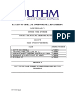 Mechanical and Electrical Systems for Civil Engineering Faculty Building