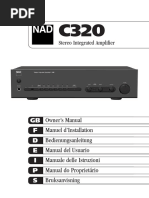 Nad C 320 Owners Manual