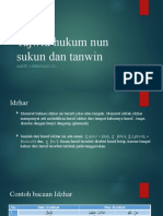 Tajwid Hokum Nun Sukun Dan Tanwin