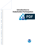 Introduction To Stakeholder Participation