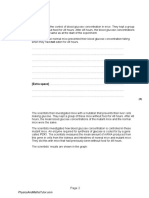 Principles of Homeostasis and Negative Feedback QP