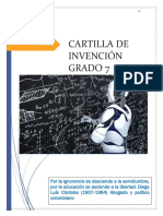 Cartilla de Ciencias para la Invención Grado 7