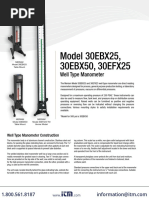 Meriam 30ebx25 TM 100 A Manometer Datasheet