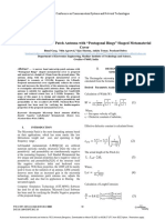 Rectangular Microstrip Patch Antenna With "Pentagonal Rings" Shaped Metamaterial Cover