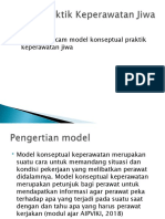 Model Konseptual Praktik Keperawatan Jiwa - Dya S