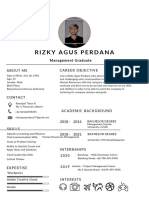 Rizky Agus Perdana: Management Graduate