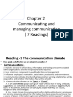 Communicating and Managing Communication (7 Readings)