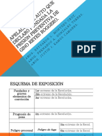 para Audiencia de Apelación de Prisión Preventiva