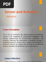 Sensor and Actuators - Lect00