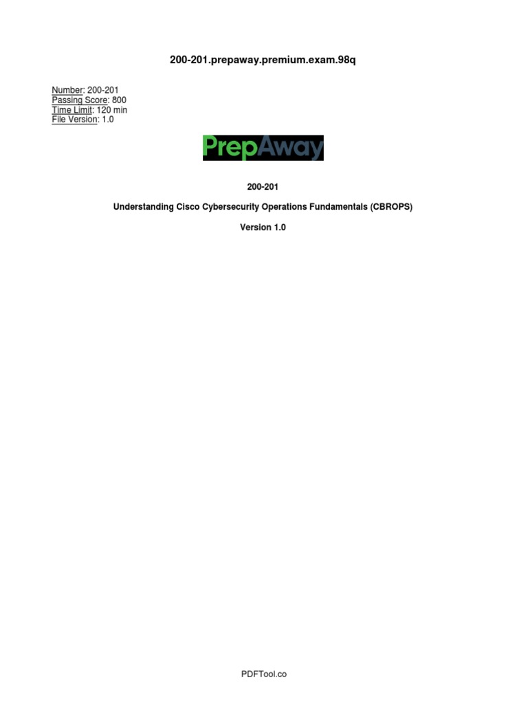 200-201 Testing Engine