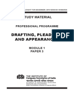 Drafting Apperances Pleadings NewSyllabus