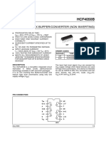 HCF4050B: Hex Buffer/Converter (Non Inverting)