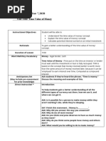 Time Value of Money Lesson Plan