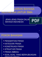 Jenis Jenis Frasa DLM Bhs Indonesia - SMA