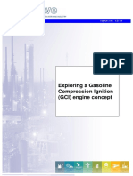 Exploring A Gasoline Compression Ignition (GCI) Engine Concept