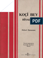 Zuhuri Danışman Sadeleştiren Koçi Bey Risalesi MEB DK, 1 Basım