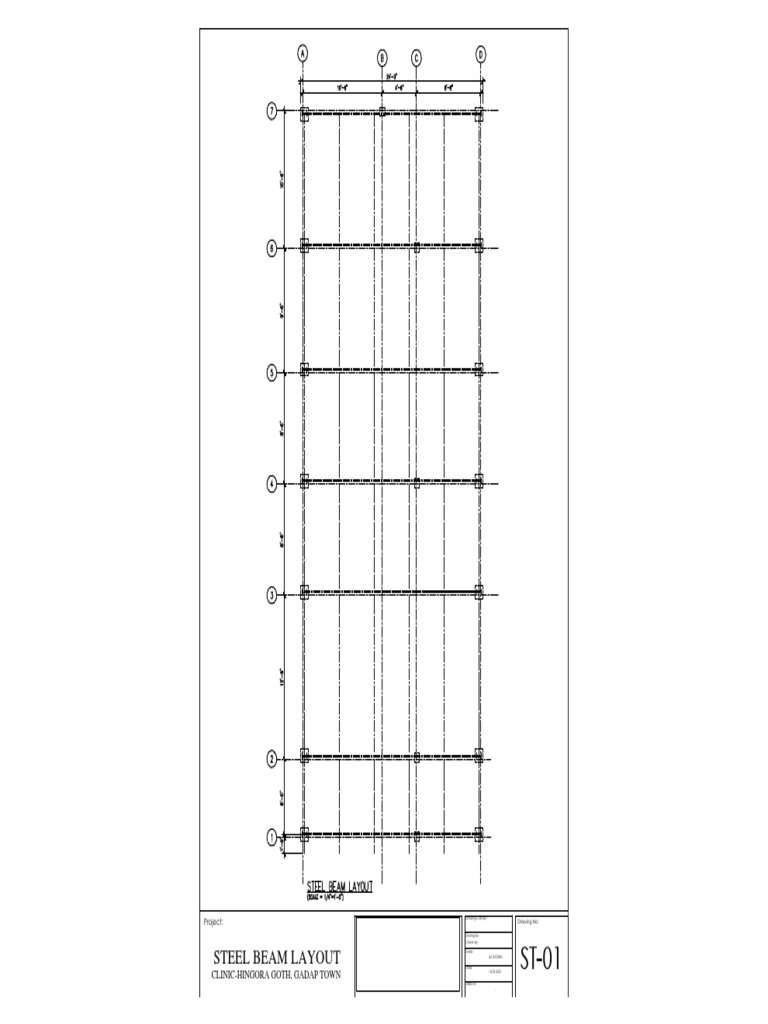Steel Beam LayoutModel