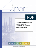 Air Emissions From The Refining Sector. Analysis of E-PRTR Data 2007-2011