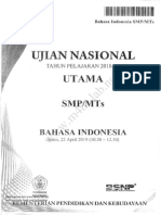 UN SMP 2019 B Indonesia P3 -Www.m4th-Lab.net