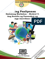 SDO - Navotas - AP6 - Q2 - M4 - Ang Resulta NG Pananakop NG Mga Amerikano - FV