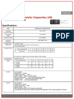 RS Stock number 707-5830 capacitor specifications