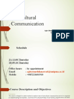 Intercultural Communication: Agita Risma N., S.Hum, Ma Unipma