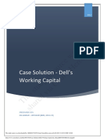 Case Solution - Dell's Working Capital: This Study Resource Was