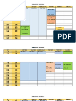 Practica Practica Practica Pedagogia: Horario de Materias