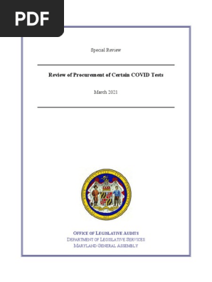COVID Test Audit