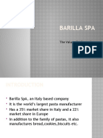 Barilla Spa: The Value of Information