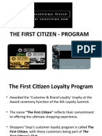 The First Citizen - Program
