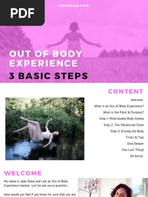 Inducing Out of Body Experiences: A Guide | PDF | Senses