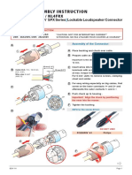 Assembly Instruction Conector SpeakON