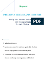 Infectious Diseases and Immunity: Set By: Mrs. Emebet Mohammed Mr. Solomon Taddesse Dr. Amir Alelign