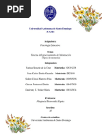 Grupo # 1 Tipos de Memoria Jean Duran