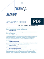 Matthew J Kirby New Assassin's Creed V1 Ultimii Descendenţi 1 0