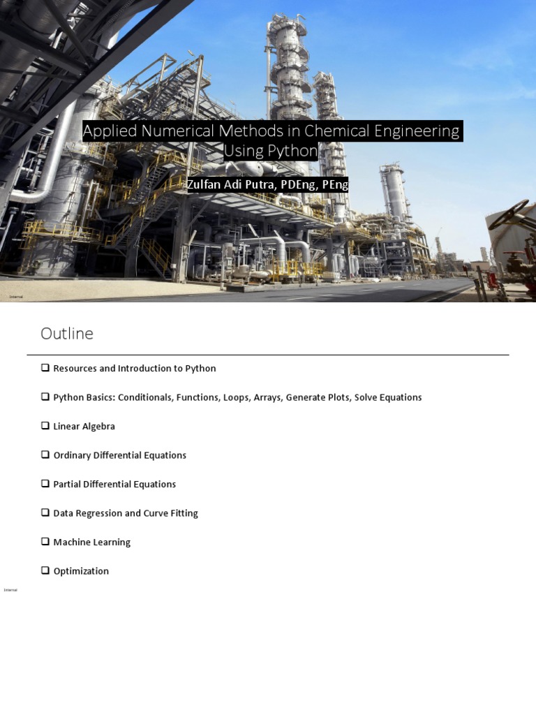 Numerical Methods in Chemical Engineering | PDF | Partial Differential ...