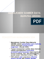 Manajemen Sumber Daya Manusia (MSDM) 1