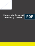 Líneas de Base Alcance, Tiempo, y Costes. Numerales 1 Al 4)