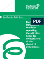Electrical Installation Condition Reporting:: Classification Codes For Domestic and Similar Electrical Installations