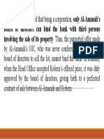 Board of Directors Can Bind The Bank With Third Persons Involving The Sale of Its Property. Thus, The Purported Offer Made